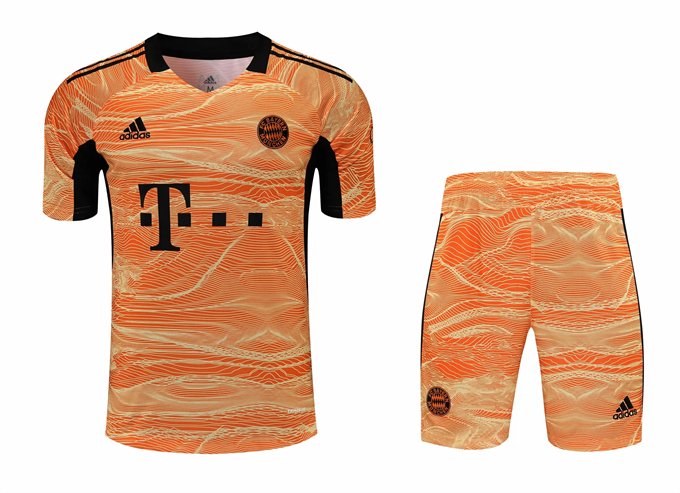 Kit infantil Goleiro I Bayern de Munique 2021 2022 Adidas oficial